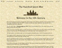 Tablet Screenshot of hundredyearswar.com